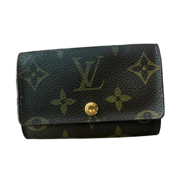 Louis Vuitton brown leather monogram 6 ring case, 2004 vintage - Picture 2 of 14